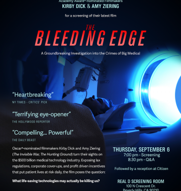 The Bleeding Edge Documentary Film Poster