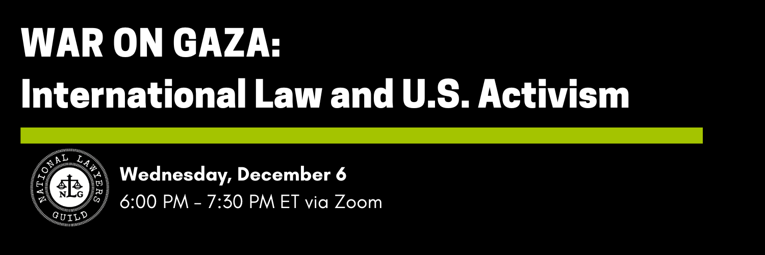 War on Gaza - International Law Panel