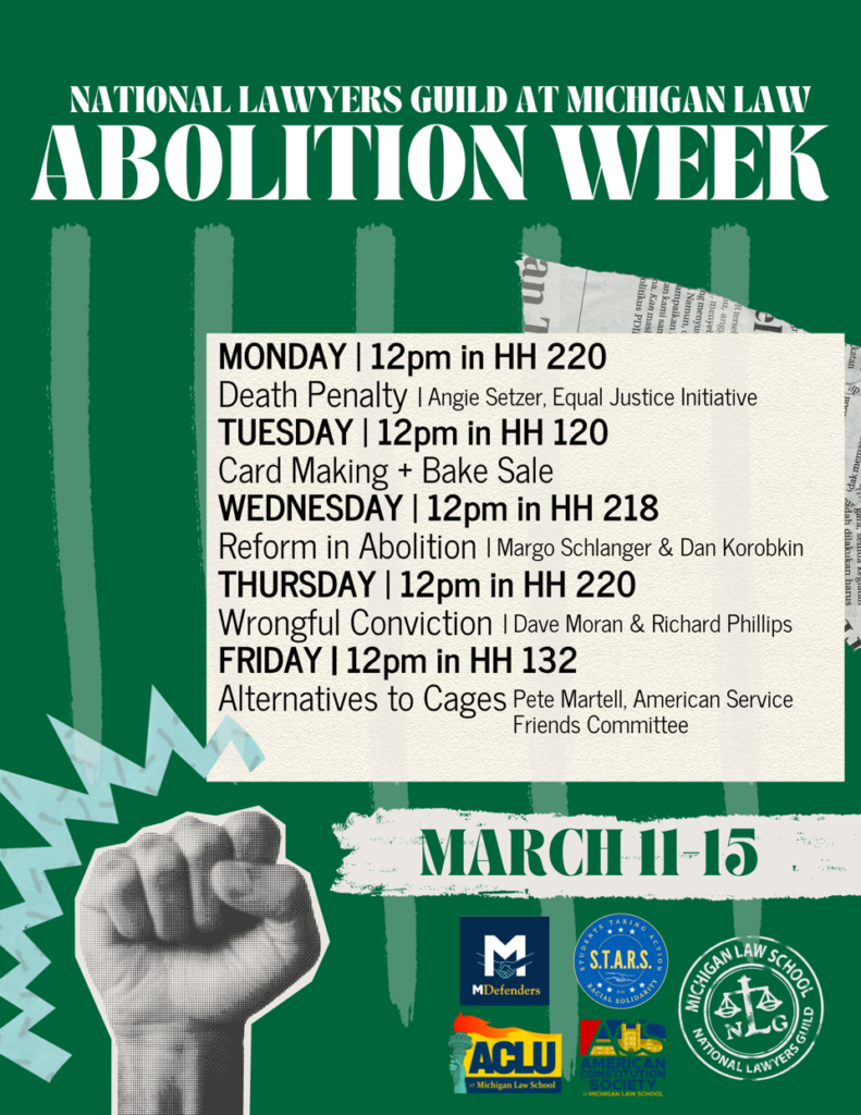 Week of Abolition 2024 - National Lawyers Guild